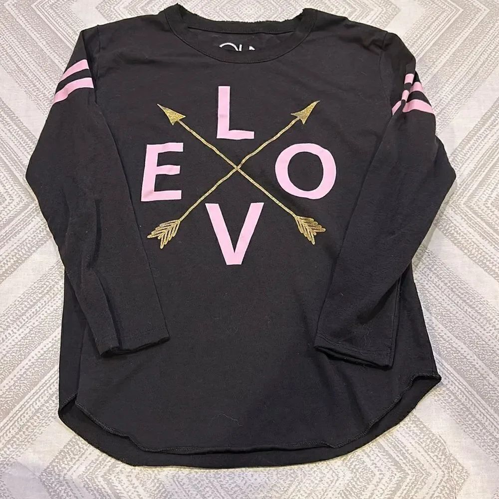 Chaser Girls LOVE & Arrow Long Sleeve Shirt